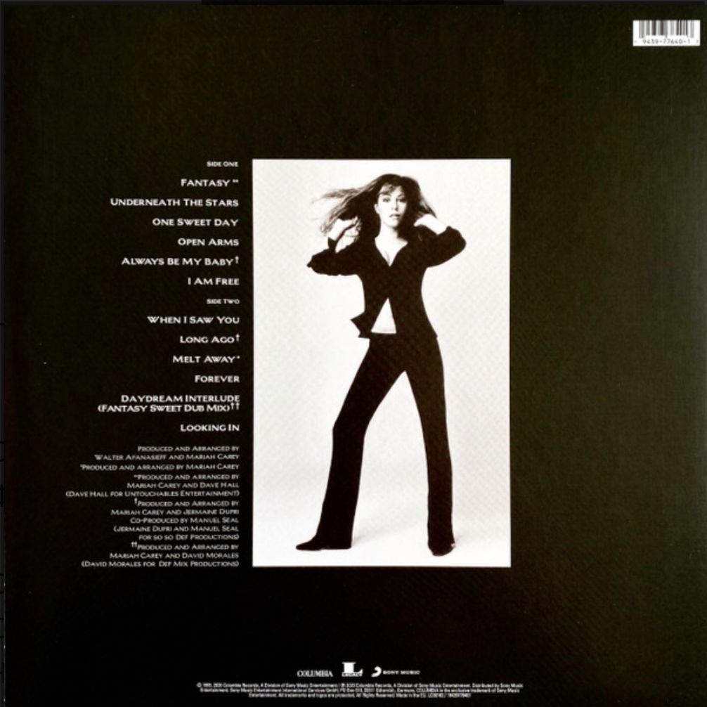 Mariah Carey - Daydream - 1995.  (LP). 12. Vinyl. Пластинка. U.S.A. - фото фото фото 1