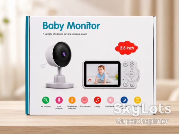 Видеоняня C3 с LCD-дисплеем 2,8дюйма / Видеоняня с ночным видением и двусторонней связью - фото фото фото 6