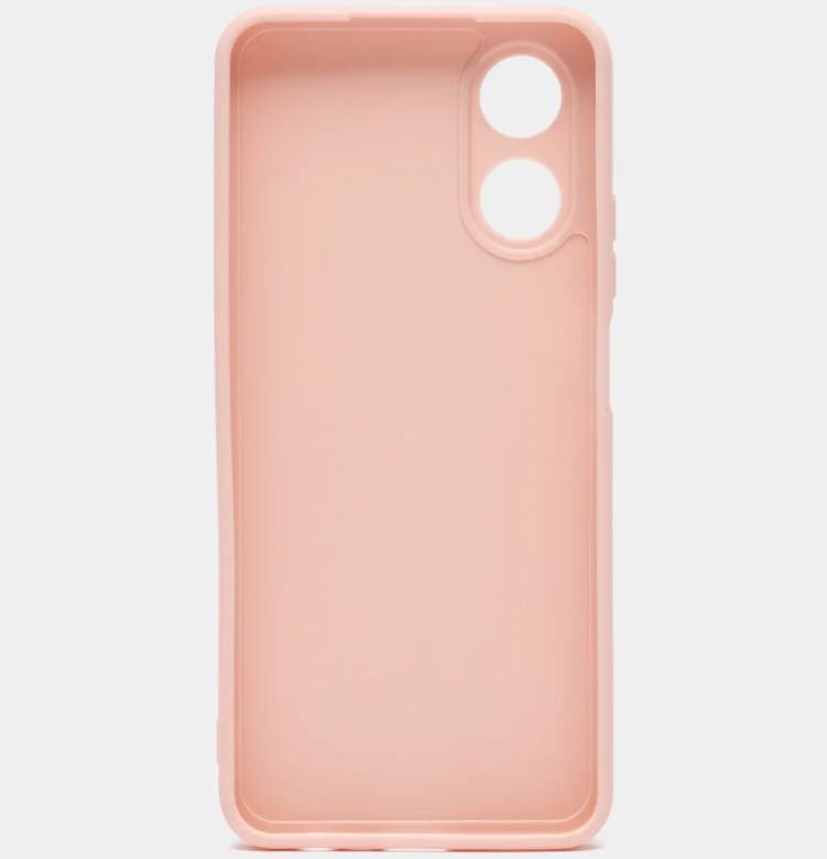 Чохол Fiji Soft для Oppo A17 силікон бампер світло-рожевий - фото фото фото 1