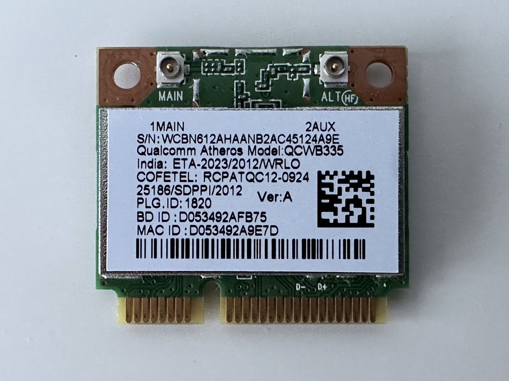 Модуль Wi-Fi Qualcomm Atheros QCWB335 Original - фото фото фото 0