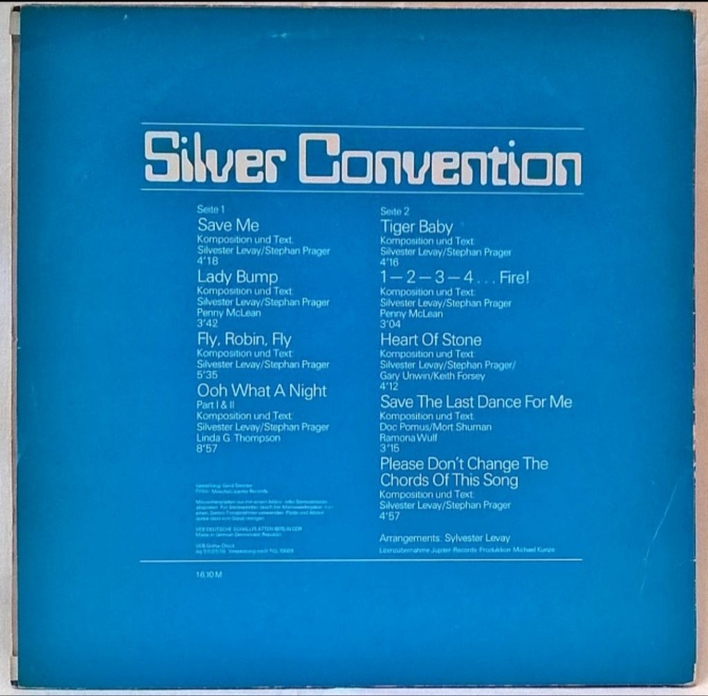 Silver Convention ‎- Greatest Hits - 1975-76   (LP). 12. Vinyl. Пластинка. Germany - фото фото фото 1