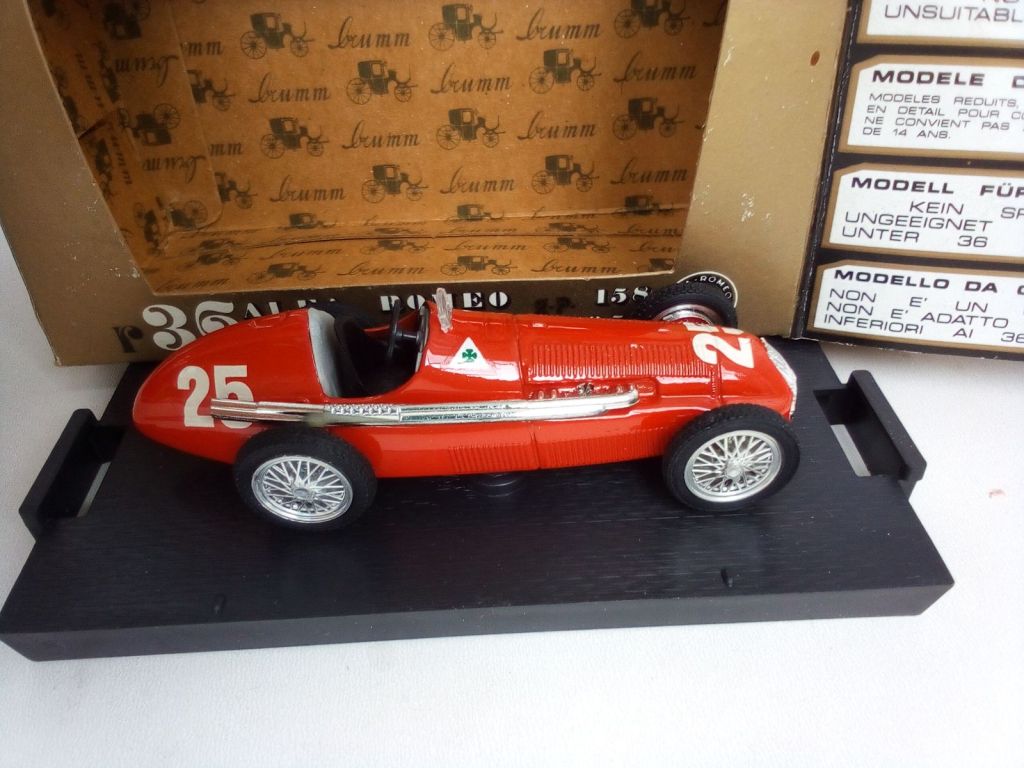 F1 ALFA ROMEO 158 Farina World Champion 1950 1/43 BRUMM - фото фото фото 2