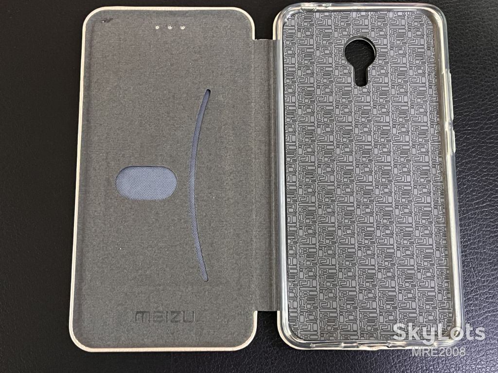 Чохол-книжка Premium Leather для Meizu M3 Note gold - фото фото фото 1