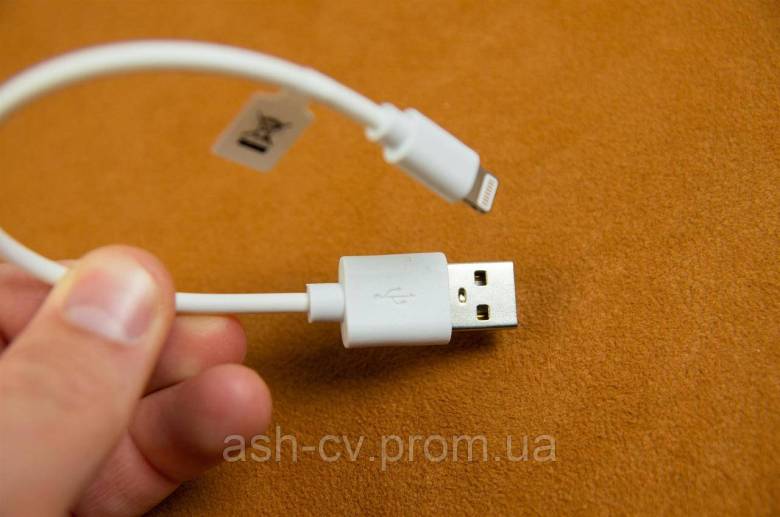 Кабель PURIDEA Premium Lightning (iPhone, 0,2 метра, White) - фото фото фото 3