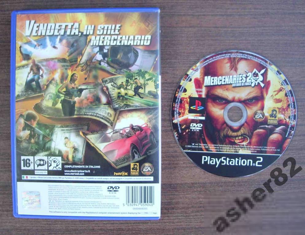 Игра на PS2 "Mercenaries 2: World in Flames"       (PAL) - фото фото фото 1