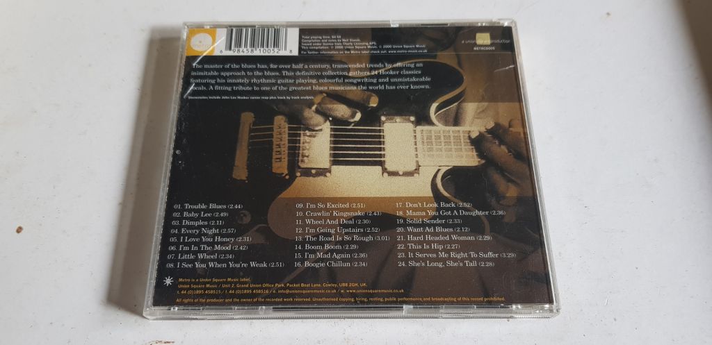 John Lee Hooker The Definitive Collection CD фірмовий - фото фото фото 1