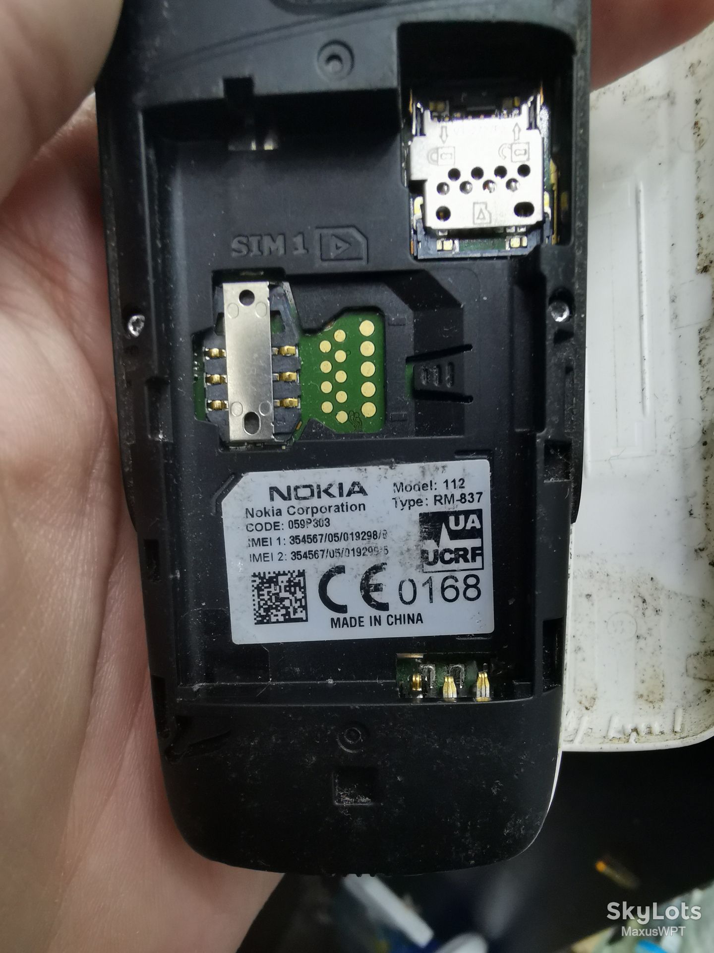 #705 Sklad Nokia 112 rm 837 white sklad - фото фото фото 5