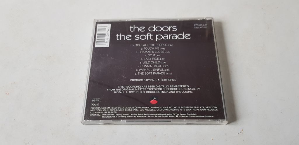 The Doors The Soft Parade CD фірмовий - фото фото фото 1