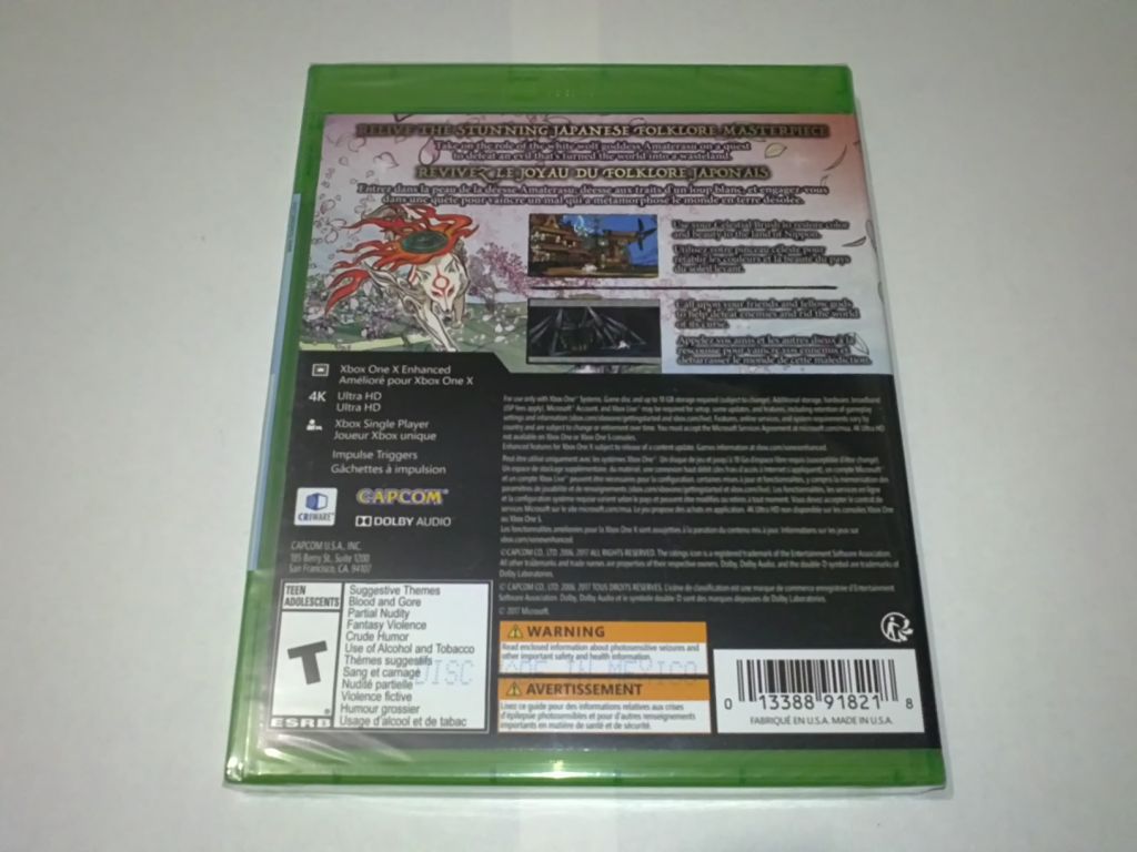 Okami HD Xbox One новая северная америка - фото фото фото 1