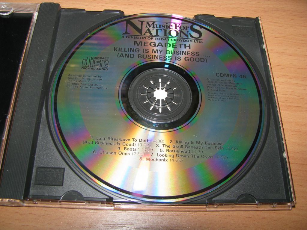 MEGADETH - Killing Is My Business      (1985 Music For Nations 1st press) - фото фото фото 2