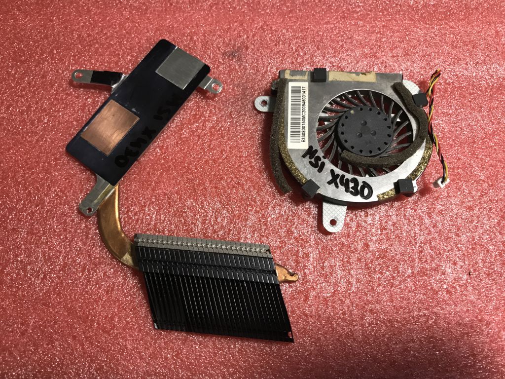 MSI X430 Система охлаждения - фото фото фото 0