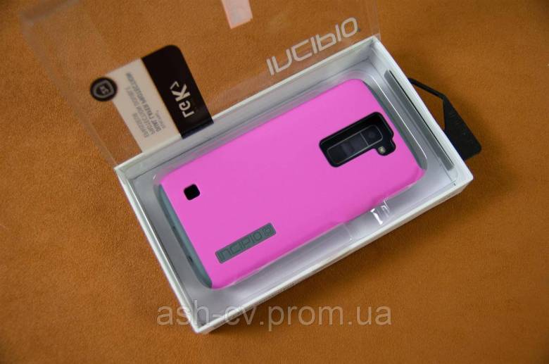 Протиударний чохол бампер, Incipio LG K7 (Pink) - фото фото фото 4