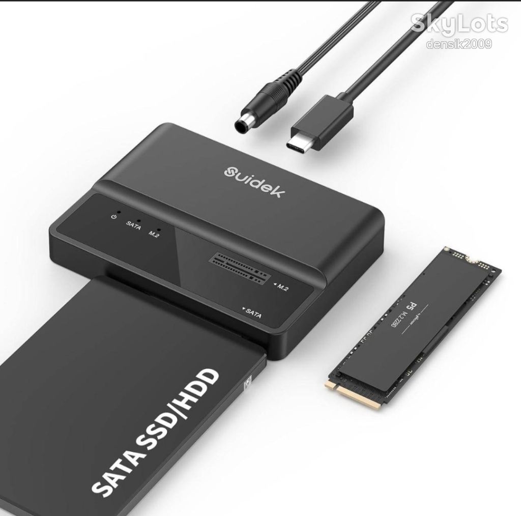 Адаптер SUIDEK  M.2 NVMe/SATA 10 Гбіт/с. Модель S1235D. Зчитувач жорстких дисків. - фото фото фото 0