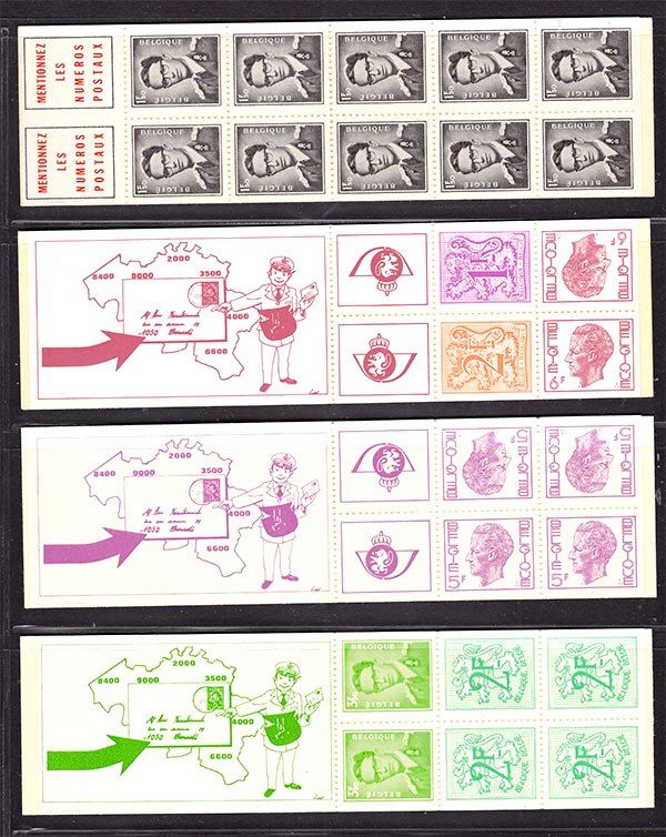 Бельгия    MNH   4 буклета  - можно на выбор - фото фото фото 0