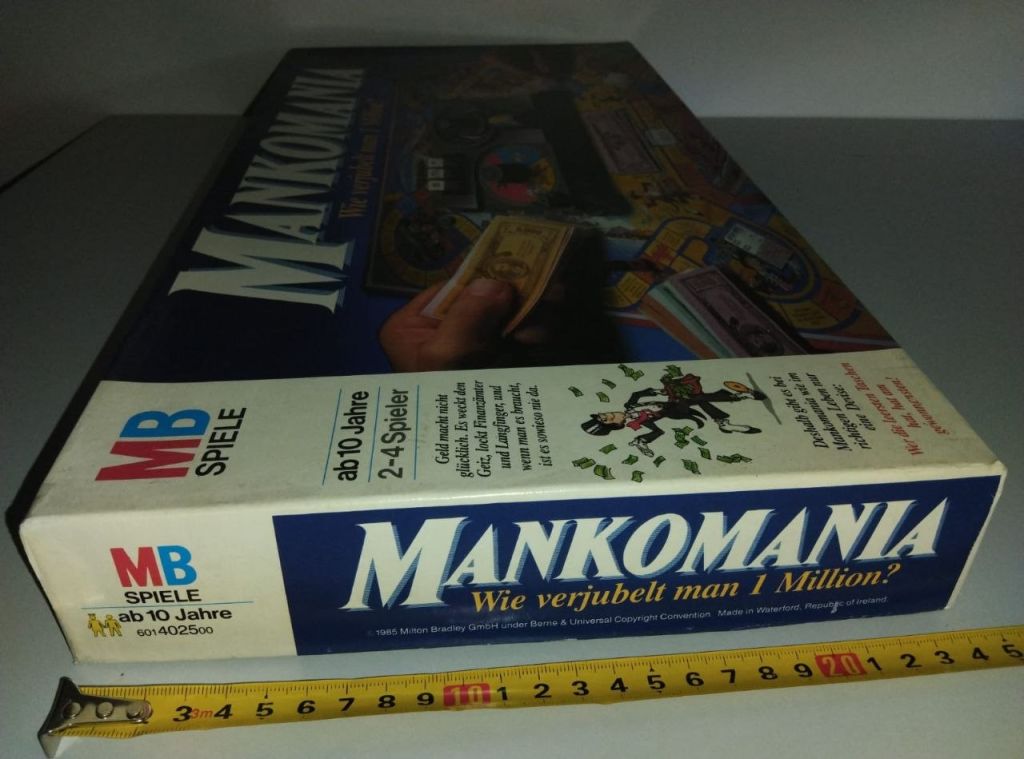 Ретро настільна гра Mankomania MB Spiele  (Німеччина, 1985) - фото фото фото 1