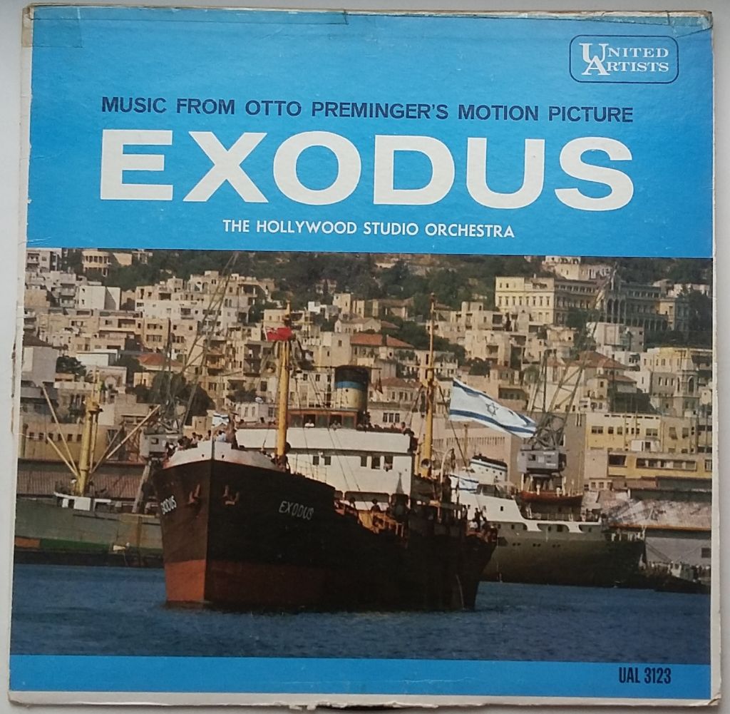 THE HOLLYWOOD STUDIO ORCHESTRA Music From Otto Preminger's Motion Picture Exodus LP G+/G - фото фото фото 0