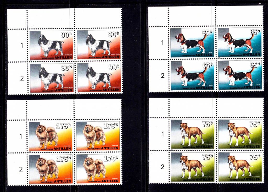 NM Фауна  Нид . Антиллы  1994 г MNH - квартблоки - фото фото фото 0