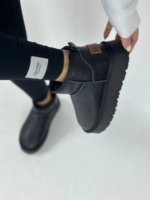 Угги кожаные на платформе, угги платформа 36-38,40р код 3124 - фото фото фото 6