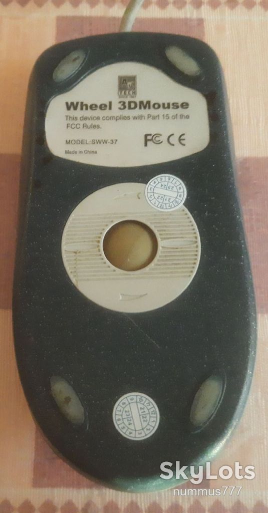Брендова кулькова миша A4Tech SWW-37 PS/2 Тест ОК - фото фото фото 3