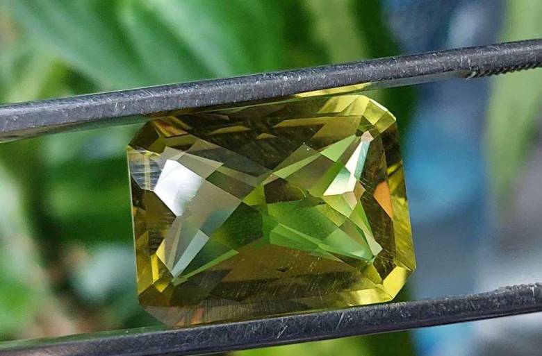 Лимонный  кварц  32.64 ct   23.6x18.2 mm - фото фото фото 4