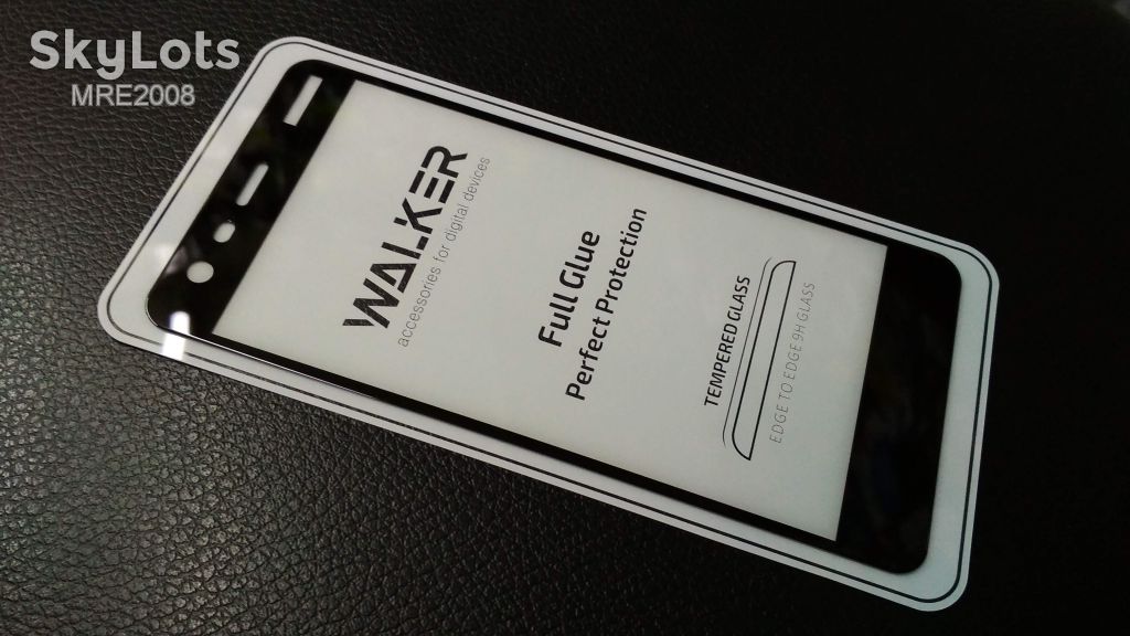 Защитное стекло Walker Full glue для Nokia 2 black - фото фото фото 1