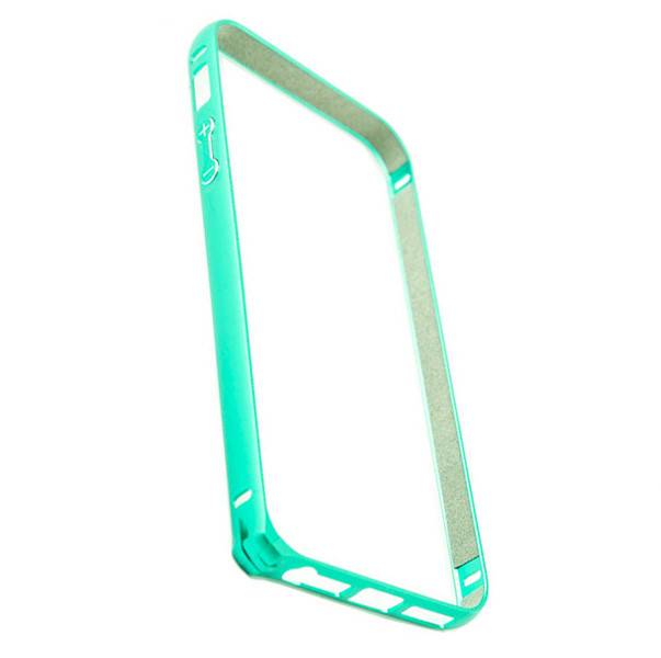 Бампер Devia для iPhone 5/5S/5SE Buckle Curve Green - фото фото фото 0