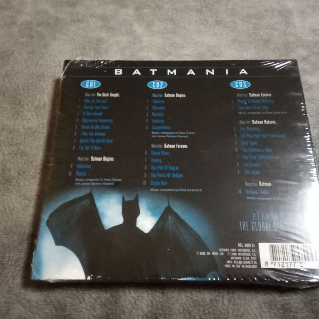 batmania   (batman ost). 3 cd запечатанный фирменный бокс-сет - фото фото фото 1