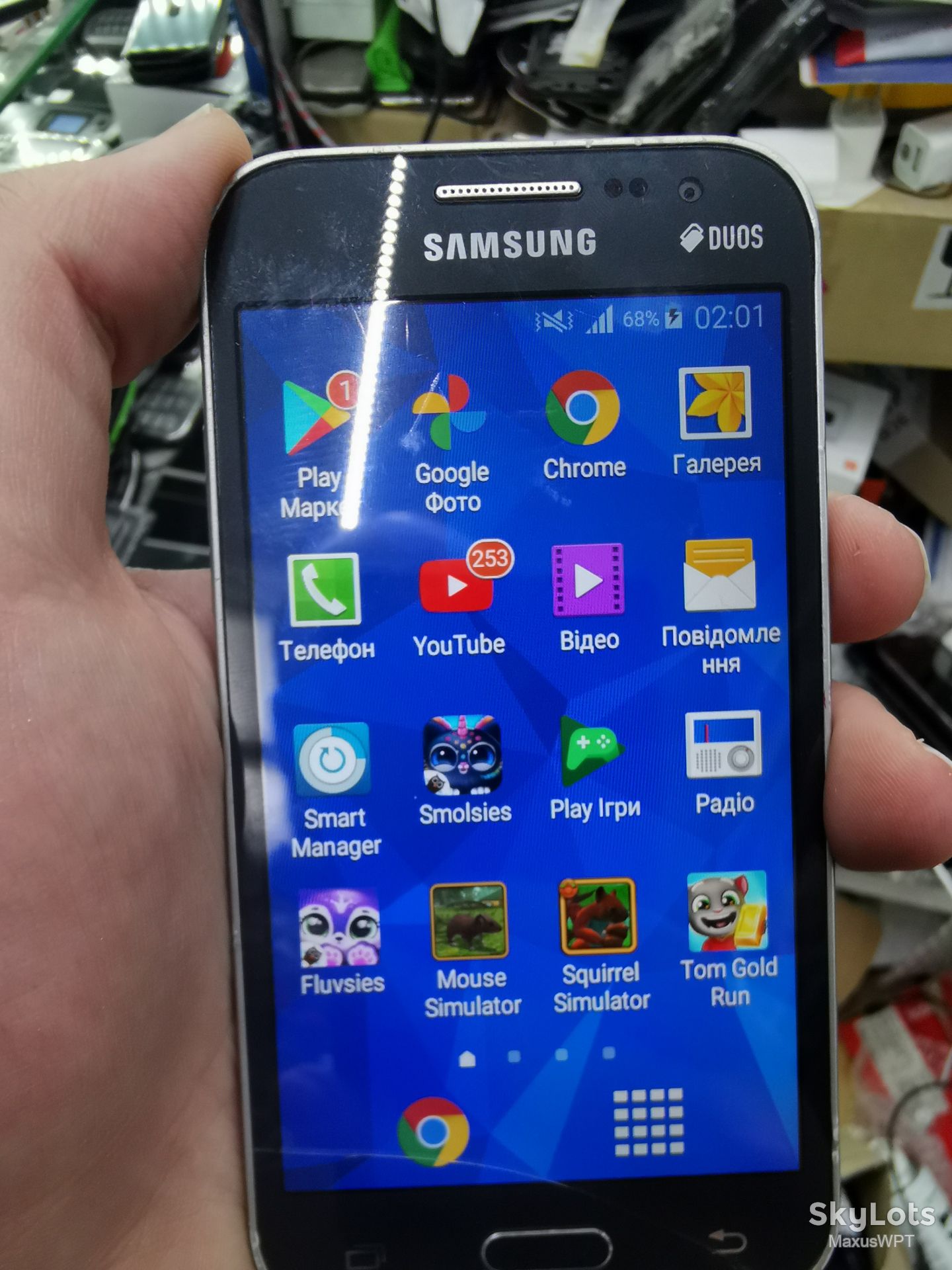 #385 Sklad samsung  g361 core prime gray - фото фото фото 0