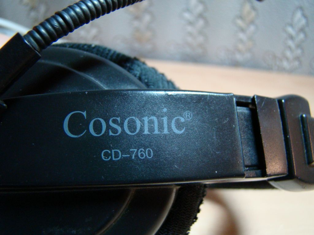Стерео наушники Cosonic CD - 760 с регулятором громкости - фото фото фото 2