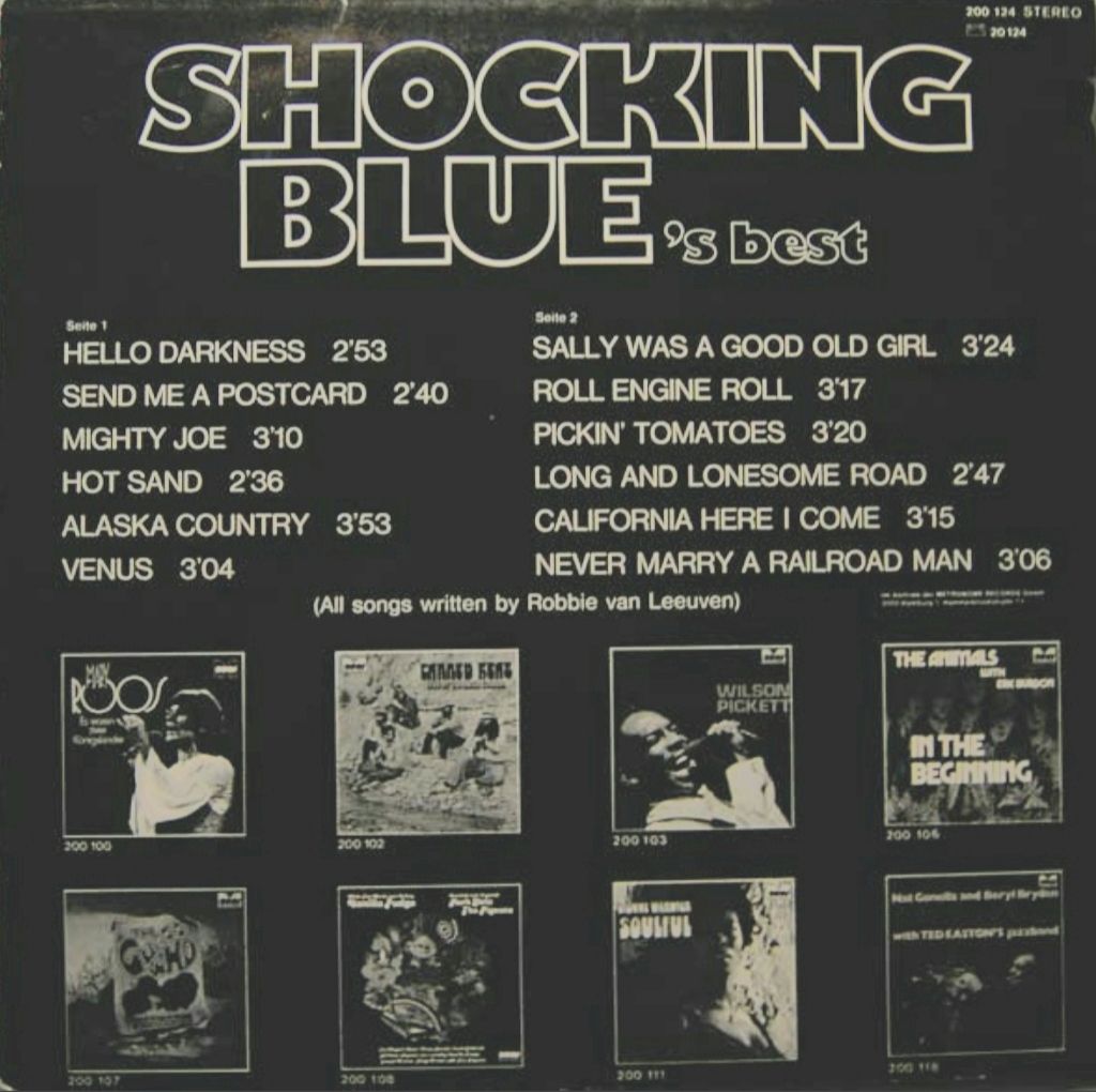 Shocking Blue - Shocking Blue's Best - 1968-73.   (LP). 12. Vinyl. Пластинка. Germany. - фото фото фото 1