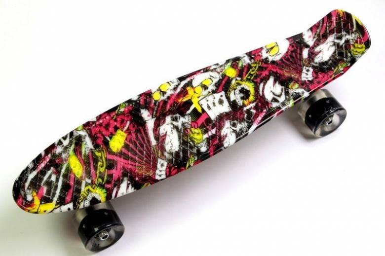 Penny Board "Deck" Светящиеся колеса (64017368) - фото фото фото 1