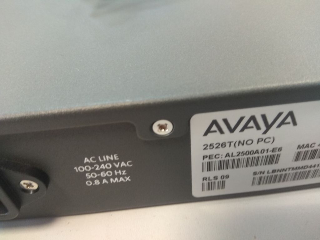 Комутатор Avaya 2526T AL2500B11-E6 - фото фото фото 2