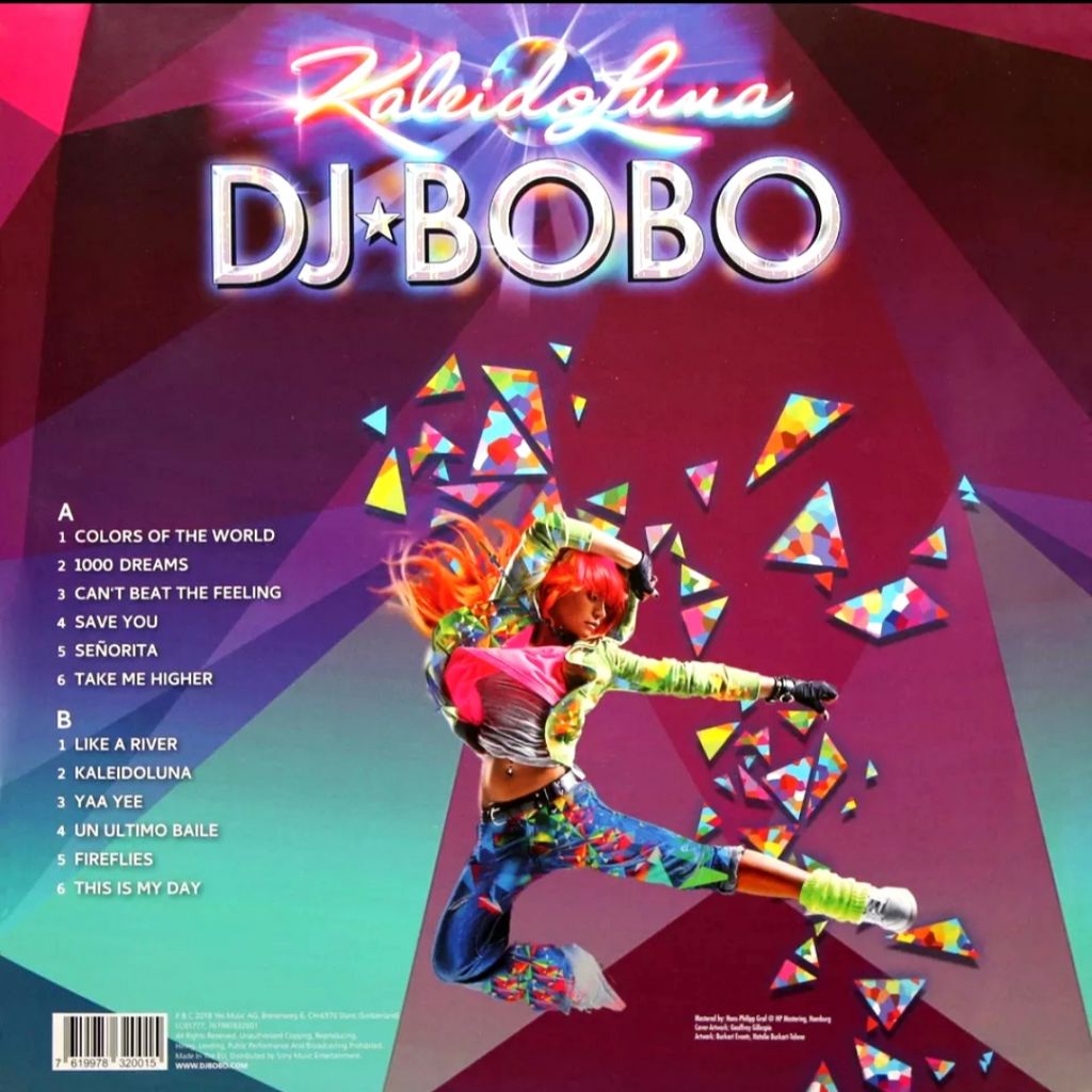 DJ Bobo - Kaleidoluna - 2018.  (LP). 12. Vinyl. Пластинка. Europe. S/S. - фото фото фото 1