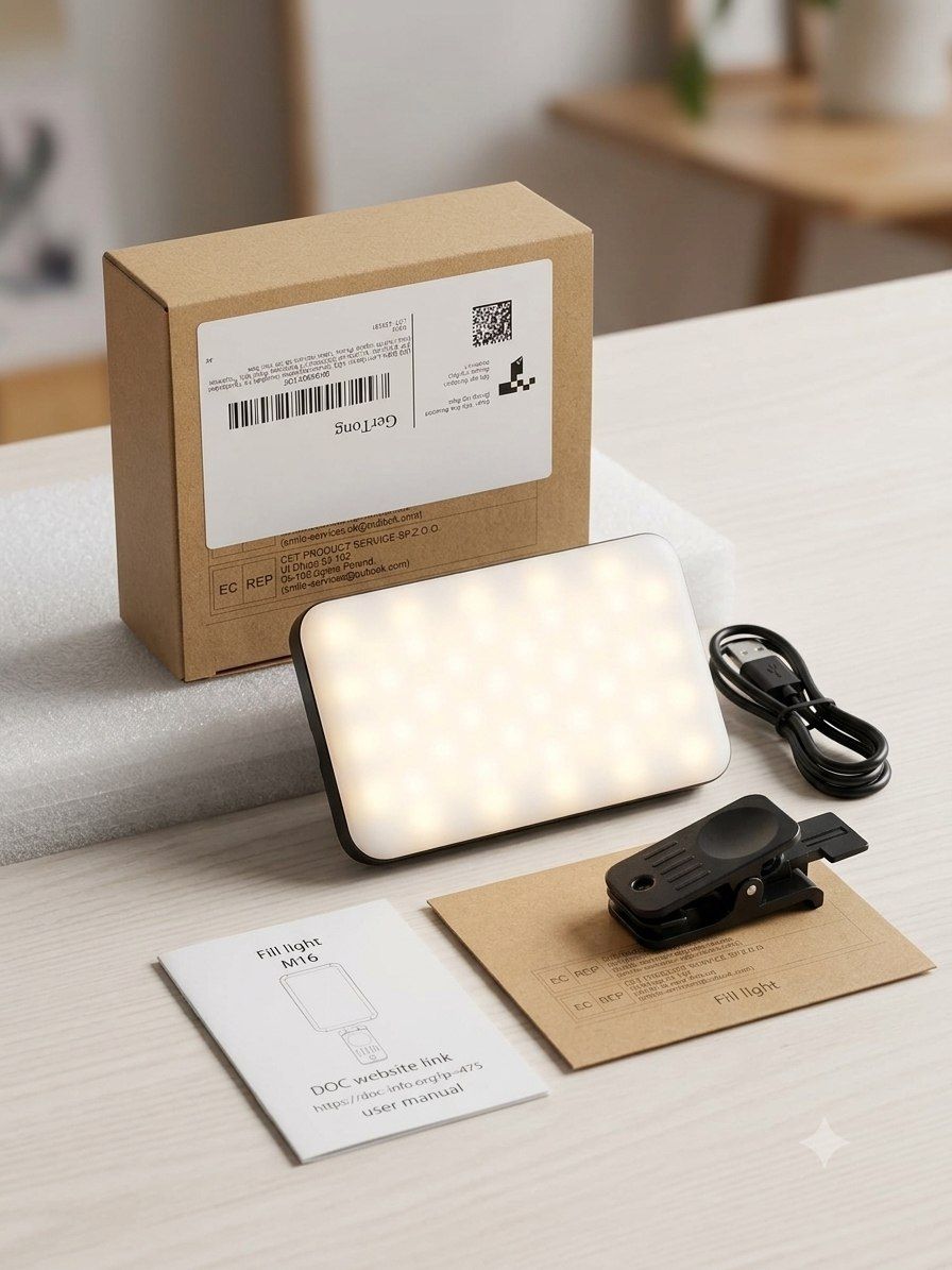 Портативне LED-світло для телефону/ноутбука                    (Fill Light M16). Амазон - фото фото фото 0