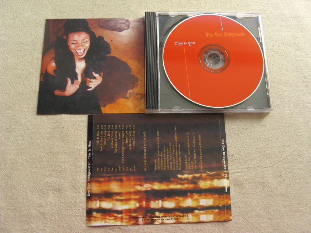 CD Джаз. Dee Dee Bridgewater. This Is New. 2002. - фото фото фото 2
