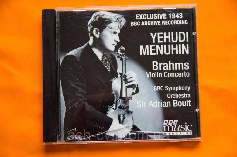 Музичний диск CD. BRAHMS - Violin Concerto 1997 - фото фото фото 0