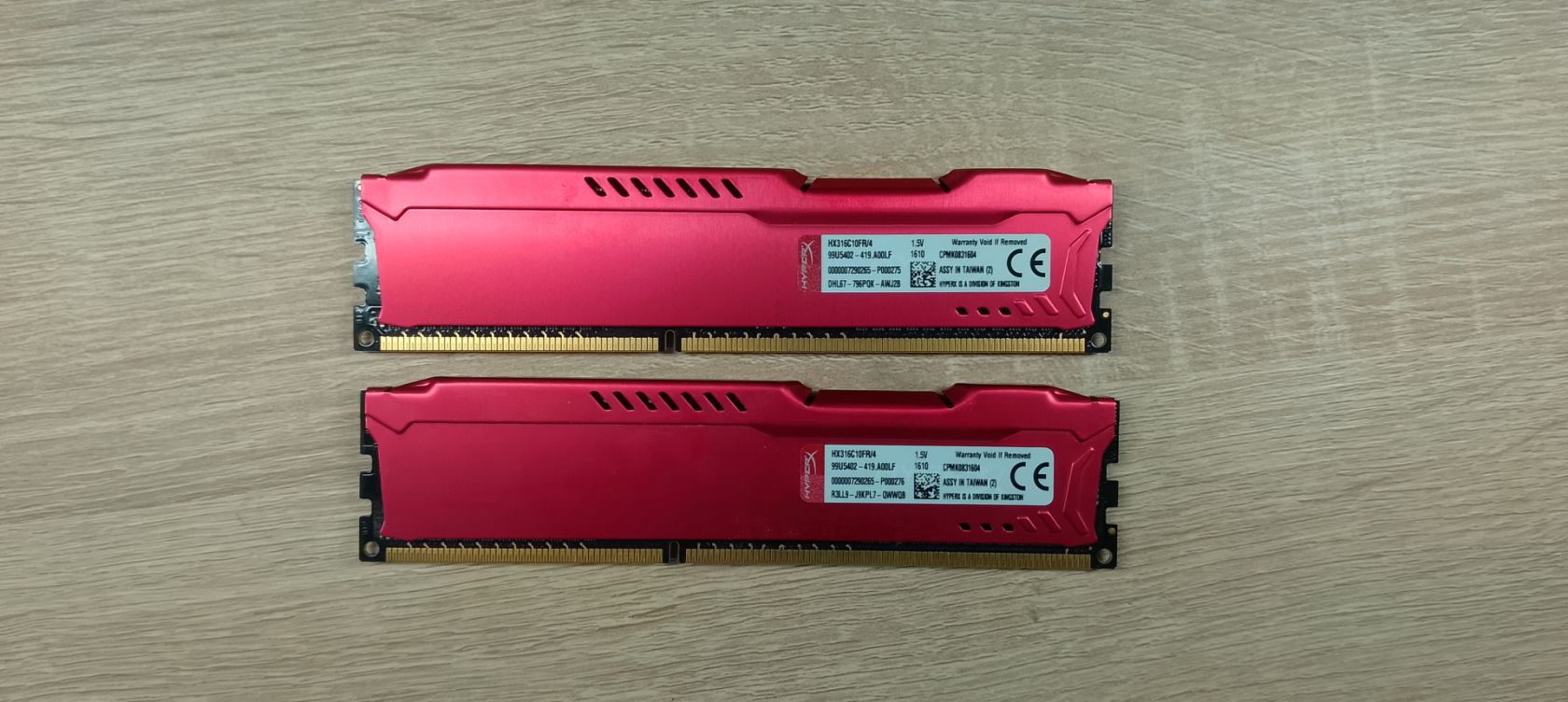 Kingston HyperX FURY Red  (HX316C10FR/4)   (2x4gb) - фото фото фото 0