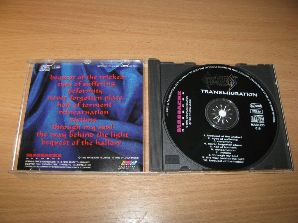 CREMATORY - Transmigration  (1993 Massacre 1st press) - фото фото фото 1