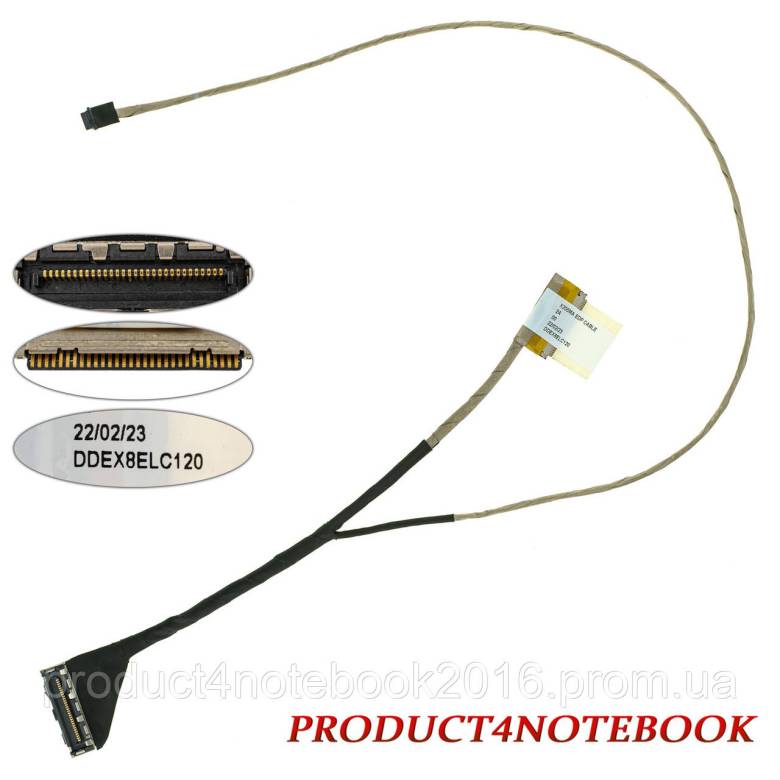 Шлейф матрицы для ноутбука Asus (X200MA) 30pin LED (DDEX8ELC120) - фото фото фото 0