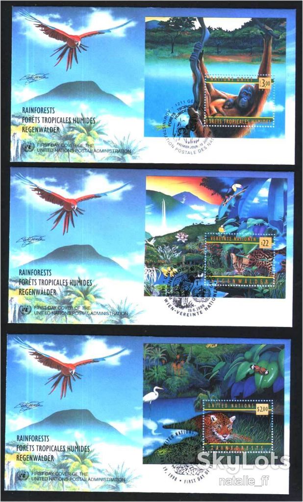 ООН / UN  1998 г  3 КПД - Женева - фото фото фото 0