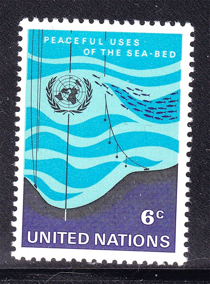 ООН / UN  1971 г MNH - фауна , рыбы - фото фото фото 0