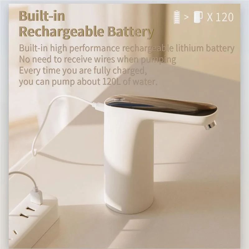 Автоматичесская помпа диспенсер Xiaomi Pump 3LIFE. Дозатор, насос на бутыль - фото фото фото 8