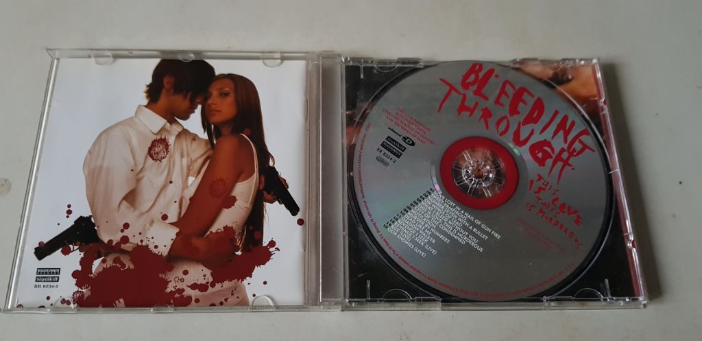 Bleeding Through This Is Love This Is Murderous CD фірмовий - фото фото фото 2