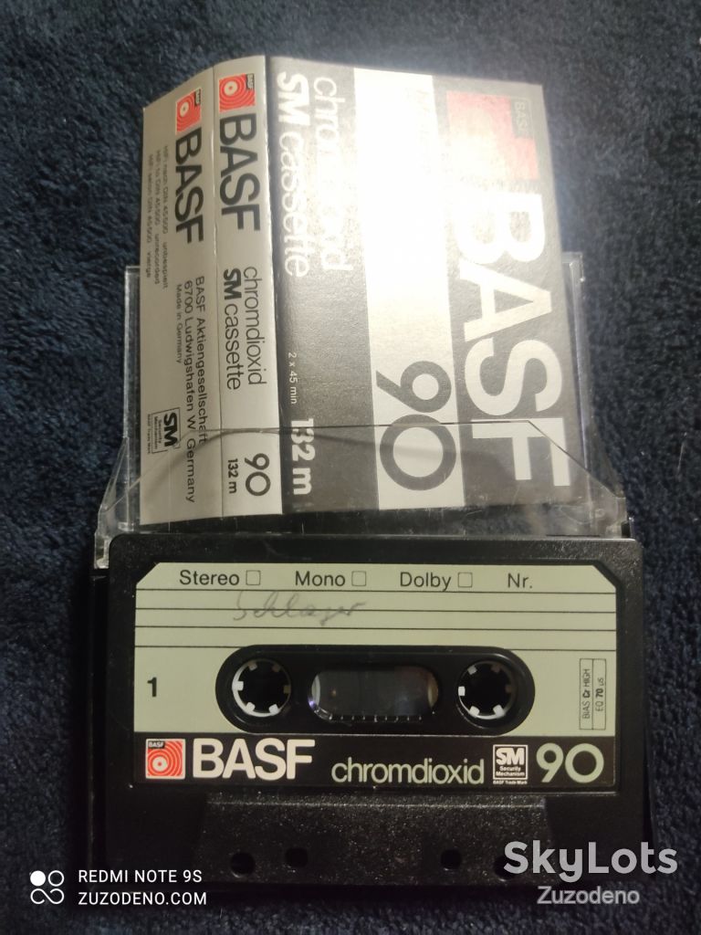 S/F Аудио кассета BASF chromdioxid SM cassette 90 - фото фото фото 4