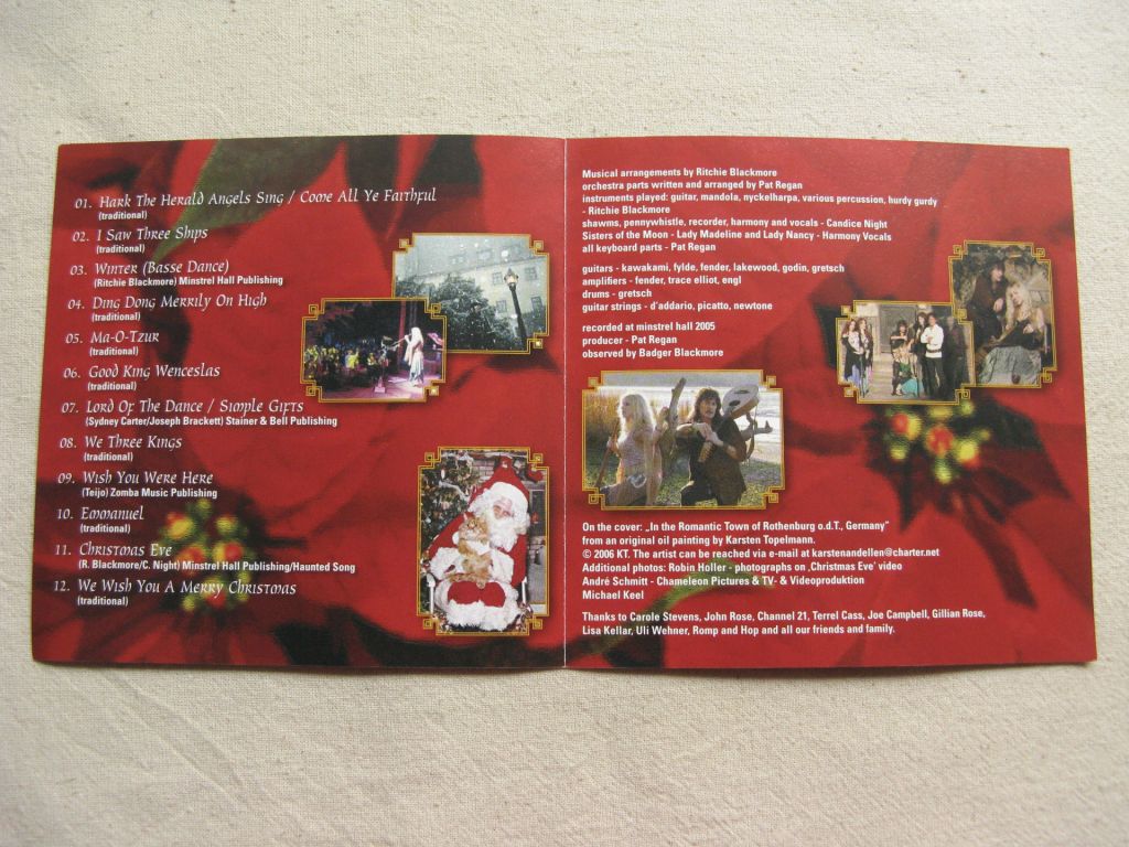CD Deep Purple Family. Blackmore's Night. Winter Carols. 2005. - фото фото фото 5