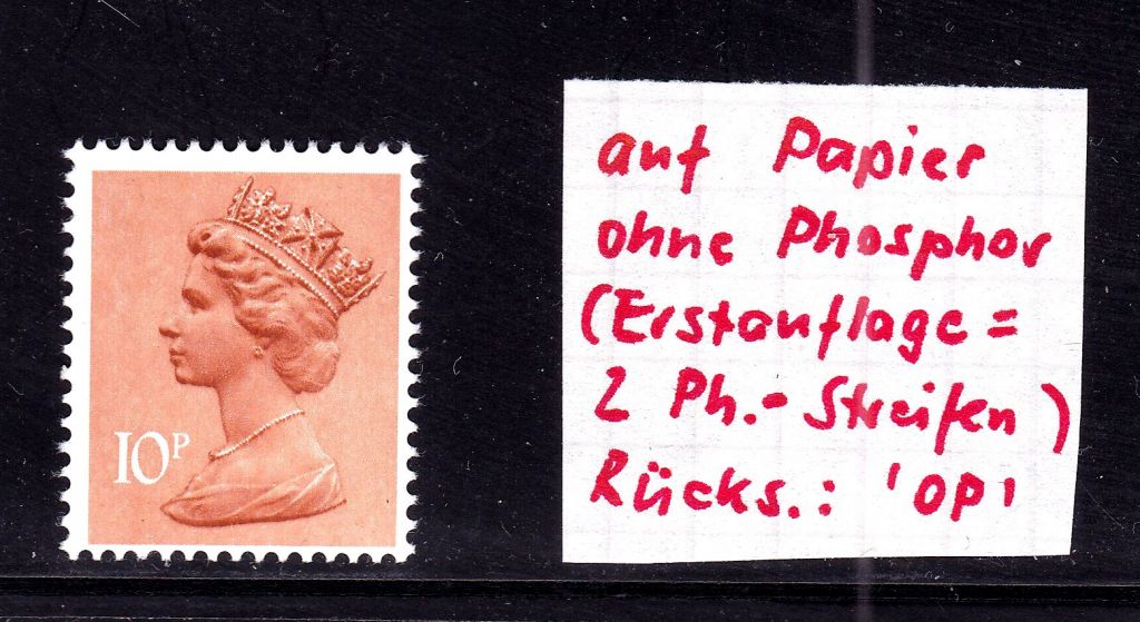 Великобритания   MNH  - HM QE-II -  стандарт - фосф. - - фото фото фото 0