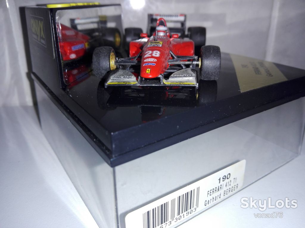 1/43 FERRARI 412 T1 Gerhard Berger. ONYX. - фото фото фото 3