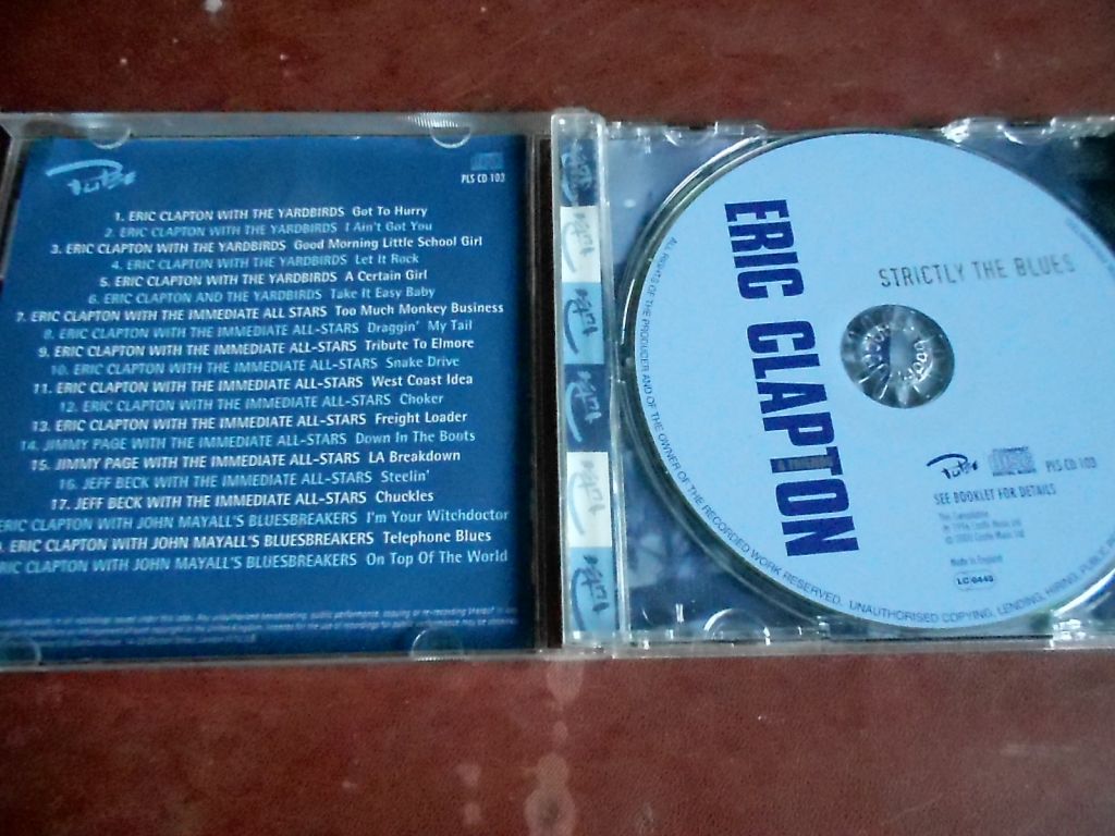 Eric Clapton Strictly The Blues Cd фирменный б/у - фото фото фото 2