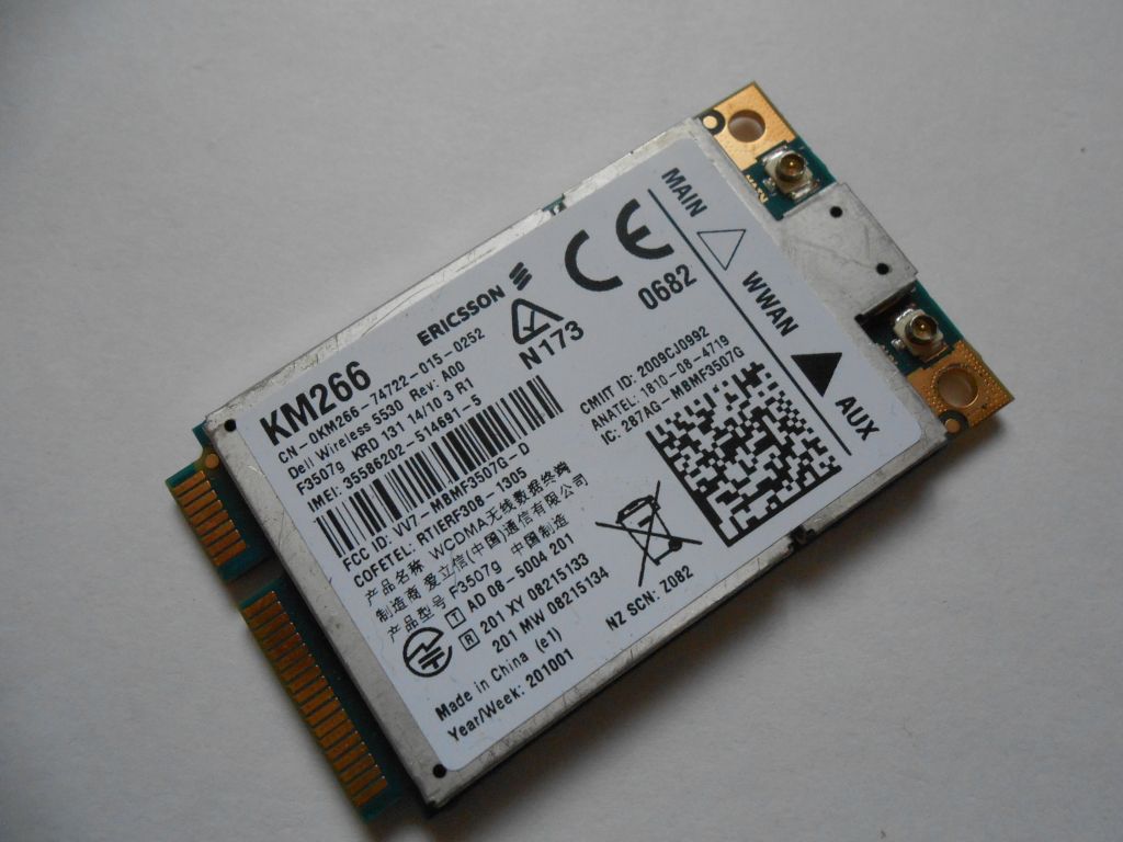 3G модуль KM266 разборка Dell Latitude E6400 - фото фото фото 0