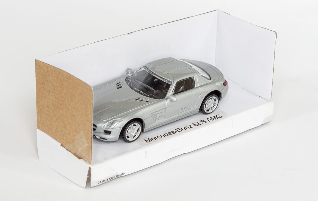 1:43 Mercedes Benz SLS AMG 2010-14  (C197) silver, RAStar - фото фото фото 1